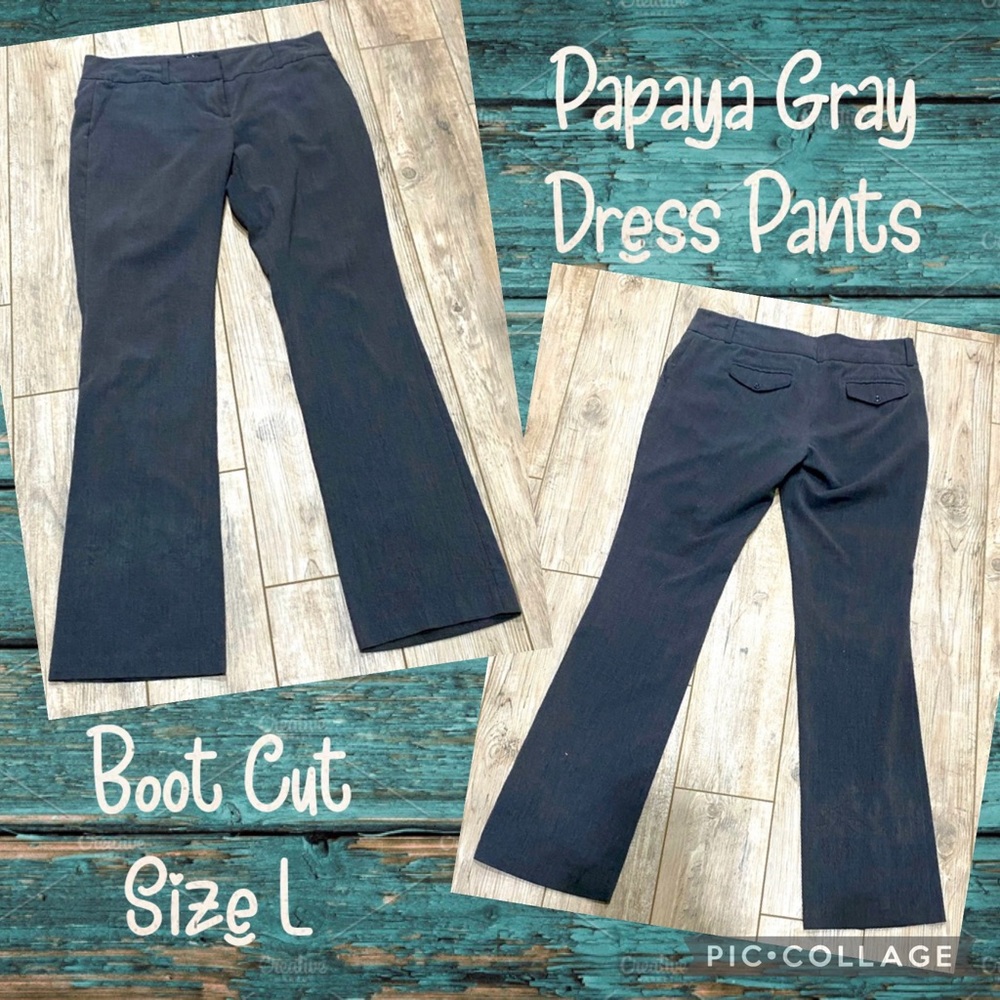 ⭐️3 for $15 Papaya Gray Boot cut dress pants in size Large
